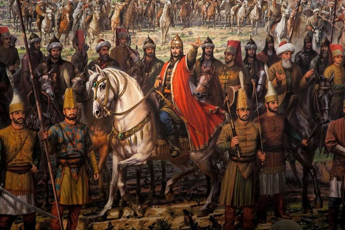 2. Mehmed II mới chỉ 21 tuổi khi chỉ huy cuộc vây hãm. Sultan Mehmed II của Ottoman, người lãnh đạo cuộc tấn công, mới chỉ 21 tuổi nhưng đã thể hiện tài năng quân sự xuất sắc, giúp ông được gọi là "Mehmed Kẻ chinh phục" (Fatih). Ảnh: Pinterest.