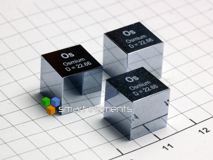 3. Một trong những nguyên tố hiếm nhất trên Trái Đất. Osmium có mặt trong tự nhiên với tỉ lệ cực kỳ thấp, thường chỉ tìm thấy trong các quặng bạch kim. Ảnh: Pinterest.