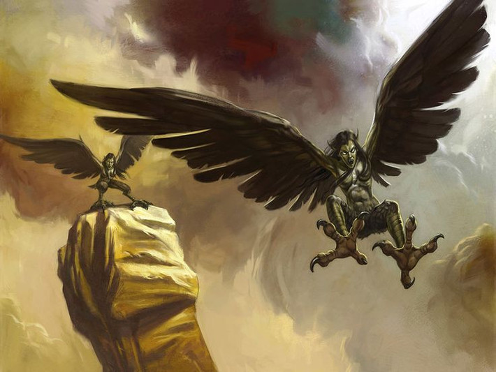 4. Được đặt theo tên sinh vật thần thoại. Tên gọi "Harpy" xuất phát từ những sinh vật nửa người nửa chim trong thần thoại Hy Lạp, được miêu tả là đáng sợ và mạnh mẽ. Ảnh: Pinterest.