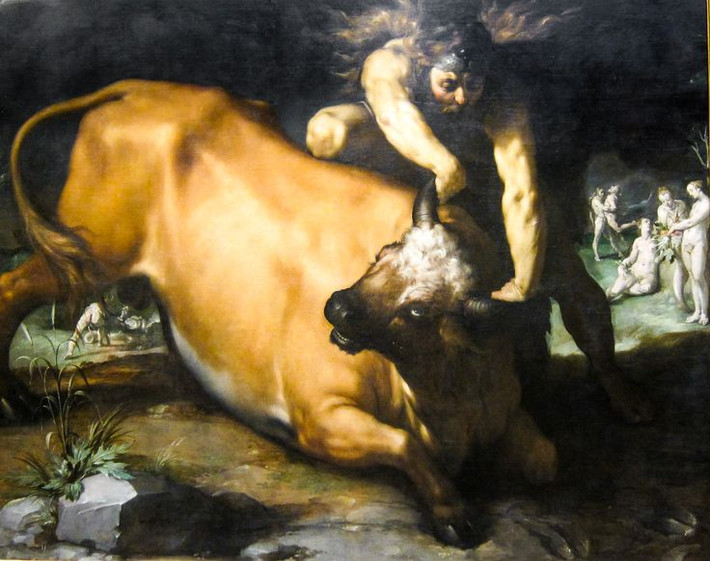 5. Ông từng lừa cả anh hùng Heracles. Autolycus nổi tiếng đến mức từng đánh cắp gia súc của Heracles mà vị anh hùng không hề hay biết, chứng tỏ tài nghệ trộm cắp siêu phàm của ông. Ảnh: Pinterest.