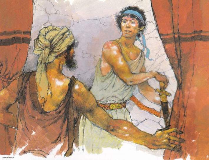 7. Ông không chỉ là một tên trộm mà còn là một võ sĩ giỏi. Dù nổi danh với tài ăn trộm, Autolycus cũng rất giỏi võ thuật và từng huấn luyện Odysseus trong chiến đấu và mưu lược. Ảnh: Pinterest.