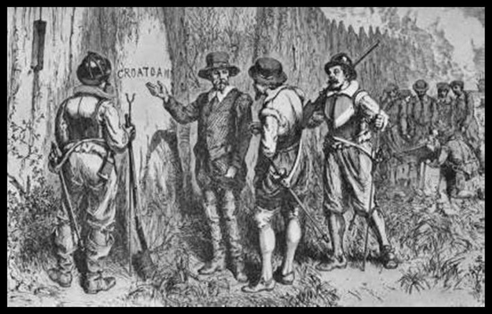 2. John White rời thuộc địa và trở lại Anh. Sau vài tháng thành lập Roanoke, John White trở về Anh để tìm kiếm thêm nguồn cung cấp. Tuy nhiên, do chiến tranh giữa Anh và Tây Ban Nha, ông không thể quay lại Roanoke trong suốt 3 năm. Ảnh: Pinterest.