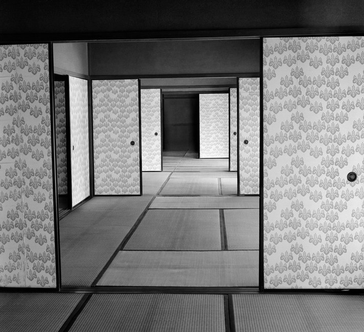 Những căn phòng trong cung điện Katsura. Ảnh: Werner Bischof.