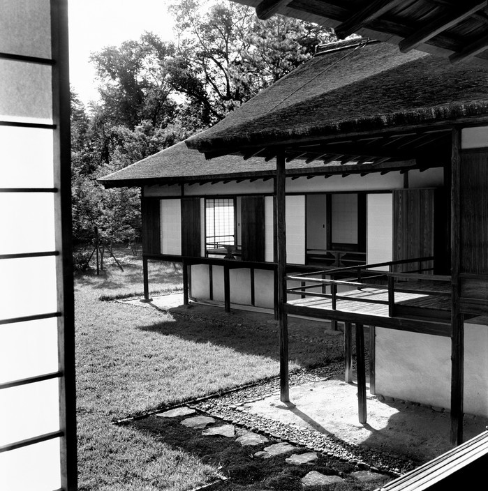 Một góc cung điện Katsura. Ảnh: Werner Bischof.