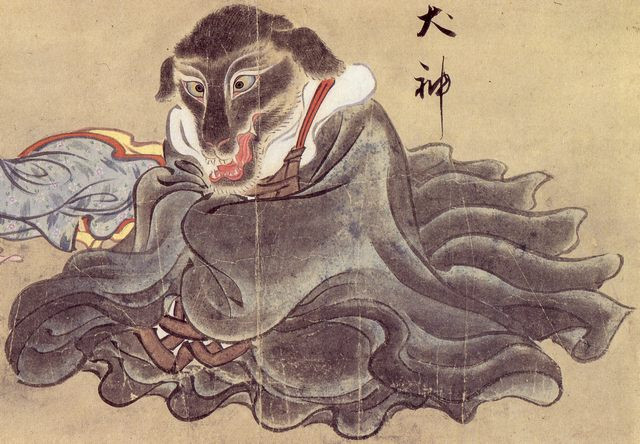 Trong thần thoại Nhật Bản, Inugami là một loại thần có nguồn gốc từ một con chó, có thể bảo vệ hoặc đem lòng thù hận để làm hại con người. Trong một số truyện, Inugami có thể điểu khiển thân xác con người. Ảnh: Wikipedia.