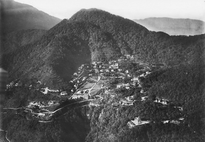 Toàn cảnh khu nghỉ mát Tam Đảo thập niên 1920.
