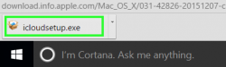 2. Mở file cài icloudsetup.exe