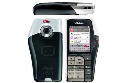 VIRGIN MOBILE LOBSTER: Là chiếc điện thoại gập có kích thước 78x38x22 mm và trọng lượng chỉ 68g, Lobster 485 có màn hình ngoài 65.000 màu và màn hình tinh thể lỏng TFT 128x160 pixel bên trong hỗ trợ 262K màu. Máy có camera 640x480 pixel, thời gian đàm thoại 2,5 giờ và thời gian chờ khoảng 7 ngày.
