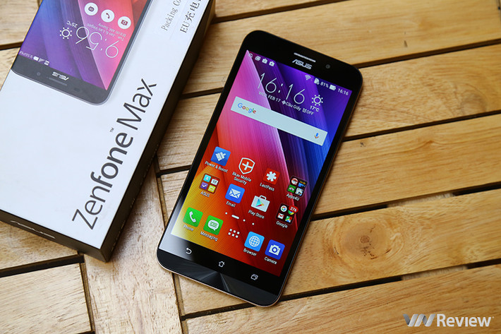 Asus Zenfone Max. Với viên pin 5000 mAh, Asus Zenfone Max đang là một trong số ít smartphone pin trâu nhất hiện nay. Máy có màn hình 5.5 inch độ phân giải HD, bộ vi xử lý Qualcomm Snapdragon 410 lõi tứ 1.2GHz, RAM 2GB, bộ nhớ trong 16GB cùng khe cắm thẻ nhớ ngoài, camera sau 13MP với đèn flash kép, lấy nét laser và camera trước độ phân giải 5MP góc rộng 85 độ. Máy hỗ trợ kết nối 4G LTE, Bluetooth 4.0 và chạy hệ điều hành Android 5.0.2. Sản phẩm hiện có giá 4,49 triệu đồng.