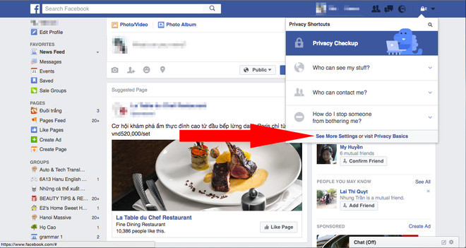 8. Chọn "See More Settings"