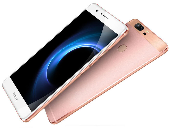 ##b###Điện thoại Huawei Honor V8 sở hữu thiết kế kim loại nguyên khối.
