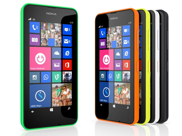 5. Nokia Lumia 635 (6,3%).