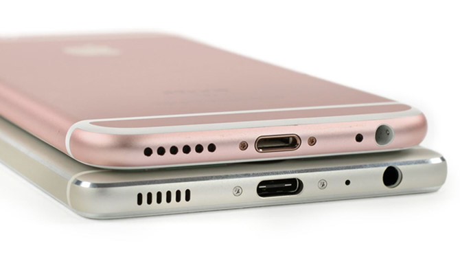 Cấu trúc lắp ráp của Huawei P9 với iPhone 6S tương tự nhau.