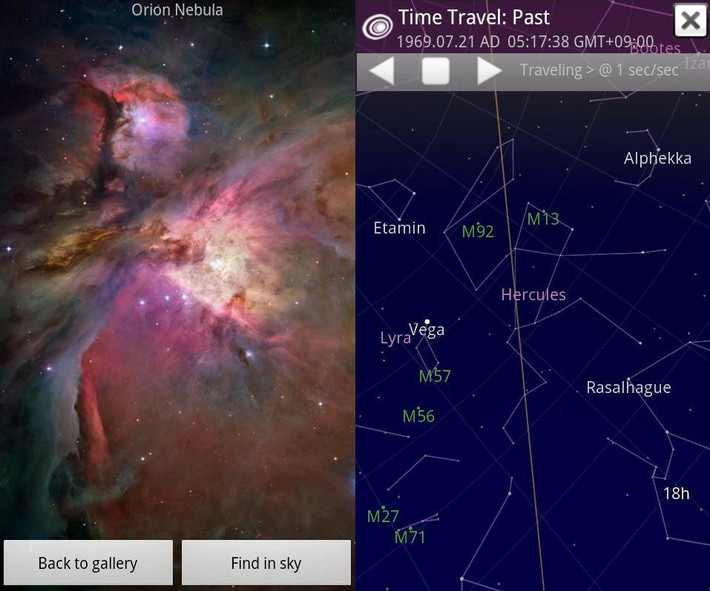 Google's Sky Map: chuyên dành để ngắm sao. Sky Map là app miễn phí do Google tạo ra để giúp mọi người hiểu biết hơn về những vì sao ở phía trên họ. Bằng cách trỏ điện thoại hướng lên bầu trời, bạn có thể biết mình đang ngắm nhìn chòm sao nào.