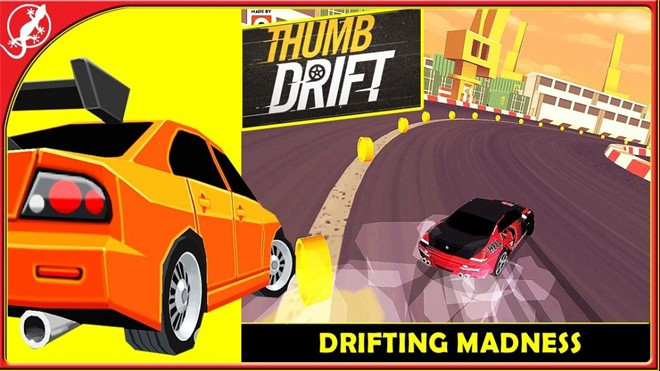 2. Thum Drift Furious: đây là một game đua xe với hàng loạt các pha drift ngoạn mục. Để mô tả cho game này, một người dùng cho biết:"bạn chỉ cần một ngón tay có thể hoạt động và tận hưởng trải nghiệm của need for speed". (Giá: miễn phí).