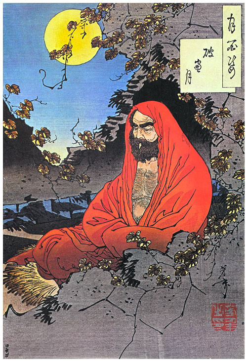 Theo đó, Daruma chính là hình ảnh mang tính tượng trưng của đức Bồ Đề Đạt Ma (Daruma là phiên âm tên gọi Đạt Ma của người Nhật), người sáng lập ra Phật giáo Thiền tông, tông phái Phật giáo có tầm quan trọng đặc biệt của Phật giáo Nhật Bản.