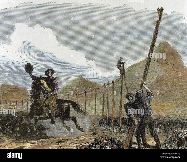 Năm 1843, Morse đã thuyết phục được Quốc hội Mỹ tài trợ xây dựng đường dây điện báo đầu tiên tại Mỹ, chạy từ Washington, D.C. đến Baltimore. Tháng 5/1844, ông gửi đi bức điện tín đầu tiên.
