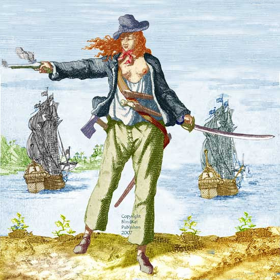 Sau khi đi du lịch khắp thế giới cùng gia đình, cô gái xứ Wales Anne Bonny (1700-1782) đã kết hôn với người thủy thủ tên James Bonny. Không hài lòng với người chồng, Anne đã tìm đến với nhiều thủy thủy thuộc các con thuyền khác nhau và cuối cùng cưới Rackham, thuyền trưởng một tàu cướp biển. Hành xử như một người đàn ông, Anne dần dần giành được quyền lực và trở thành nữ cướp biển khét tiếng trong lịch sử. Theo nhiều nhân chứng, ả đã kết thúc cuộc đời trong nhà tù.