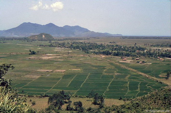 Những đồng ruộng ở phía Nam của Huế.