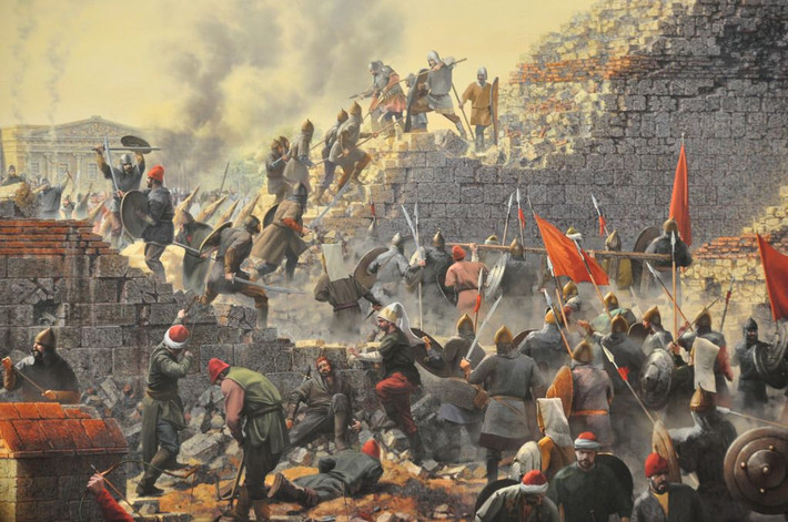 Sự sụp đổ của thành Constantinople, thủ đô của đế chế Byzantine, năm 1453 là một sự kiện lịch sử có ảnh hưởng đặc biệt đến thế giới phương Tây. Theo các sử gia, một sai lầm hết sức ngớ ngẩn đã góp phần dẫn đến sự kiện này.