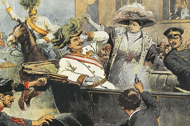 Xảy ra ngày 28/6/1914 tại Sarajevo, Bosna, vụ ám sát thái tử Áo-Hung Franz Ferdinand là một trong những vụ ám sát gây chấn động nhất thế giới thế kỷ 20, là nguyên nhân trực tiếp của Thế chiến I (1914 - 1918).