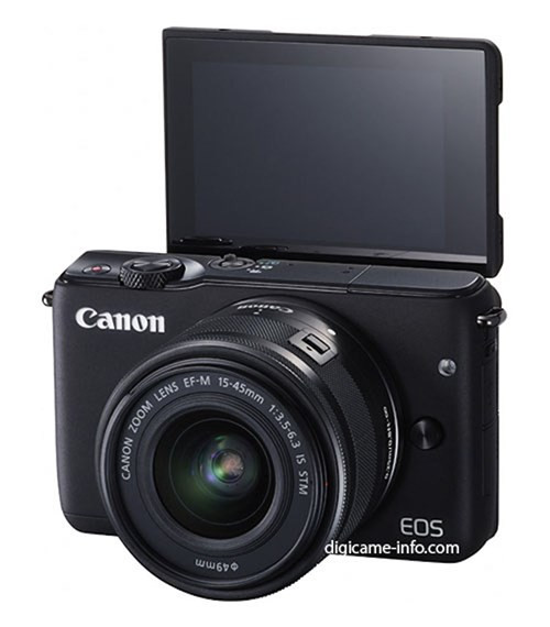 Máy ảnh Canon EOS M10 được nhắc đến gần đây như là một mẫu máy ảnh mirrorless mới cũng sử dụng ngàm ống kính EF-M nhưng được Canon xếp vào phân khúc phổ thông.