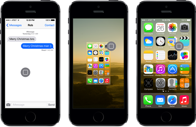 VirtualHome là tweak dùng cảm biến Touch ID thay thế nút Home với các thao tác hỗ trợ: Chạm, Chạm hai lần, Chạm giữ ngắn, Chạm đơn và giữ.