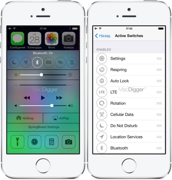 FlipControlCenter cho phép người dùng tùy chỉnh Trung tâm Điều khiển. Bạn có thể thêm vào đây những công tác cần thiết như Dữ liệu mạng, Cài đặt vị trí để bật tắt. Không cần quá nhiều thao tác trong Cài đặt.
