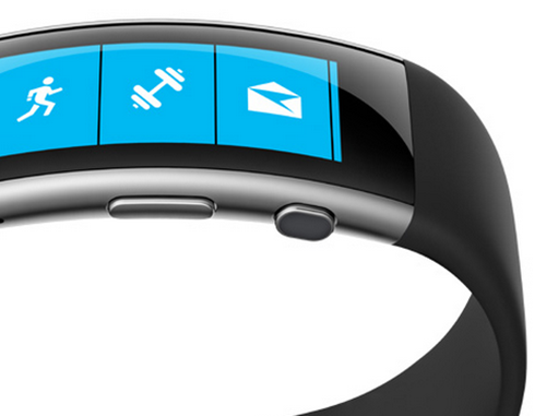 So với người tiền nhiệm, mẫu vòng đeo tay thông minh Microsoft Band 2 mới trông hấp dẫn hơn nhờ thiết kế bề mặt màn hình hình chữ nhật đã được Microsoft bo cong theo cổ tay người dùng. Theo Microsoft, panel màn hình trang bị cho chiếc vòng đeo tay mới này là loại AMOLED hỗ trợ độ phân giải 320x128 pixel và đã được gia cố bằng kính cường lực Gorilla Glass 3 nhằm hạn chế tối đa trầy xước trong quá trình sử dụng.