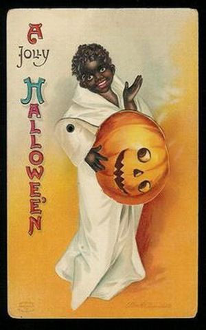 Thiệp Halloween phiên bản châu Phi. Ảnh: HubPages.