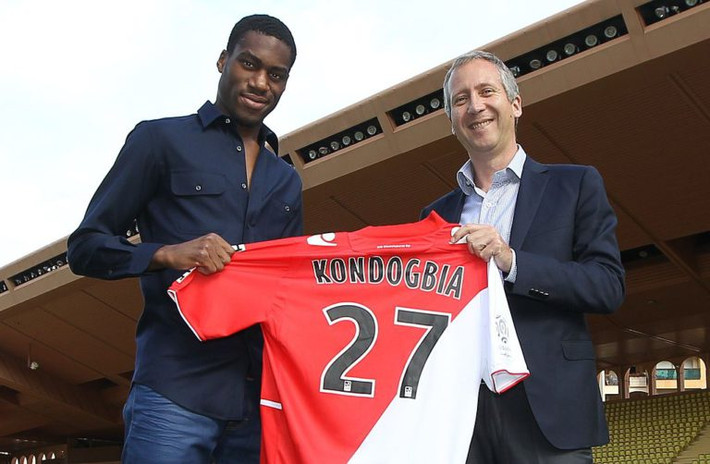 9. Geoffrey Kondogbia - chiêu mộ từ Lens (3.2 triệu bảng), bán cho Monaco (17 triệu bảng)