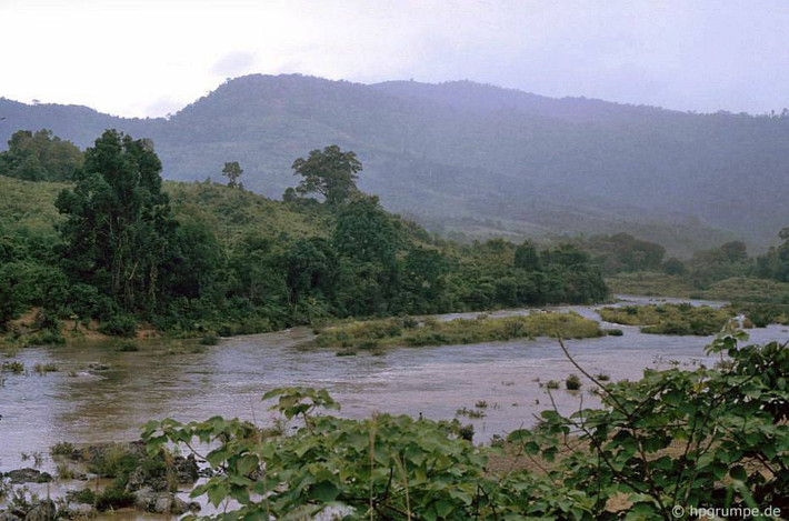Sông Đakrông nhìn từ đường Hồ Chí Minh ở Quảng Trị. Ảnh: Hpgrumpe.de.