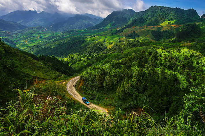 Một cung đường hoang sơ.