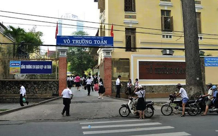 Ngày nay nơi đây là trường THCS Võ Trường Toản, số 11 đường Nguyễn Bỉnh Khiêm. Ảnh: Foody.