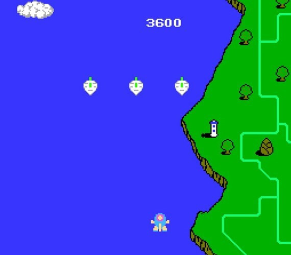 "Bắn chuông" hay "TwinBee" được hãng Konami cho ra mắt năm 1985. Trò này được gọi là "bắn chuông" vì người chơi sẽ phải bắn đám mây để những chiếc chuông rơi ra và "ăn" lấy điểm. Có thể "nuôi" chuông cho đến khi đổi màu để nâng cấp súng ống, áo giáp hay tăng tốc độ bay...