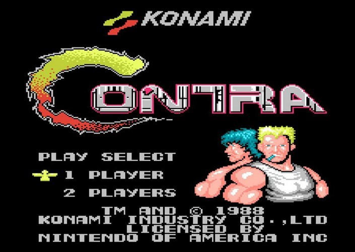 Trò chơi "Contra" của hãng Konami ra mắt vào tháng 2/1988 là một trong những trò chơi " điện tử 4 nút" được yêu thích nhất ở Việt Nam. Người chơi sẽ điều khiến hai nhân vật có tên là Bill Rizer "Chó điên" và Lance Bean "Bọ cạp" thực hiện nhiệm vụ vô hiệu hóa một nhóm khủng bố có kế hoạch đánh chiếm cả thế giới.