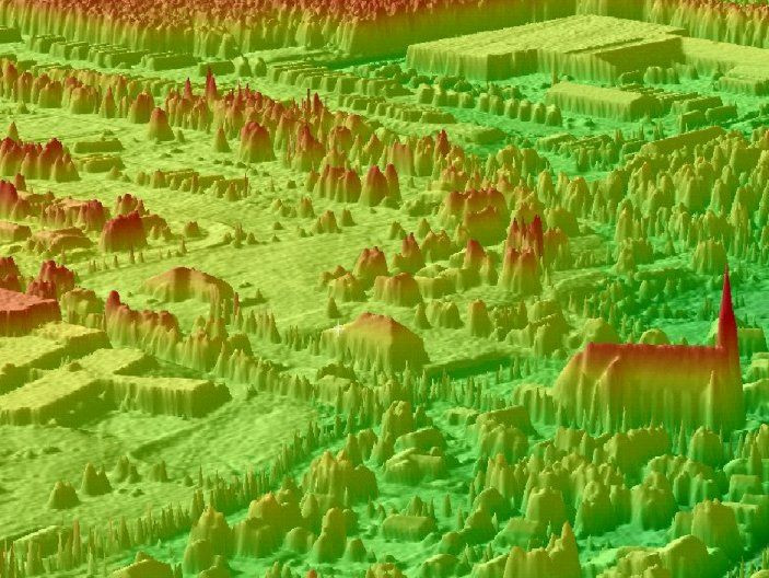 12. Giám sát biến đổi khí hậu. LiDAR đo độ dày của băng, sự thay đổi của địa hình và các yếu tố môi trường khác để nghiên cứu biến đổi khí hậu. Ảnh: Pinterest.