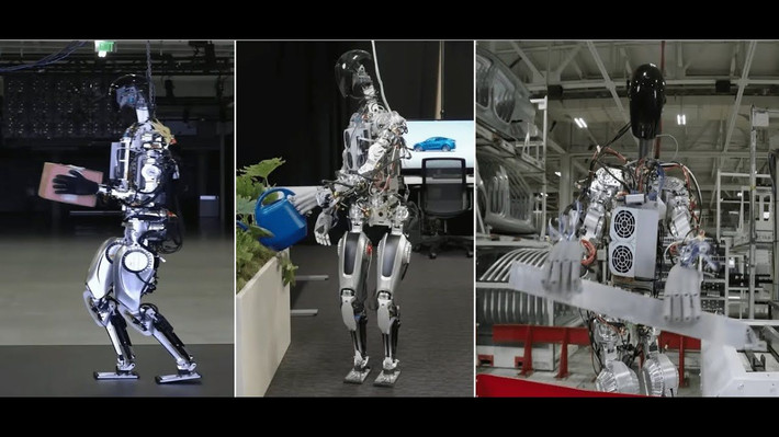 6. Sức mạnh phù hợp với các công việc nhẹ nhàng. Tesla Bot có thể nâng tối đa 20 kg khi cầm nắm hoặc mang theo vật nặng, và nâng khoảng 68 kg khi làm việc ở vị trí tĩnh. Ảnh: Pinterest.