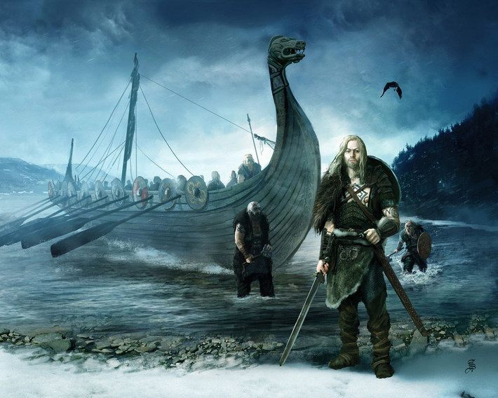 12. Phát hiện bị lãng quên. Việc khám phá Bắc Mỹ của người Viking không được ghi nhớ hoặc công nhận rộng rãi cho đến thế kỷ 20, khi các bằng chứng khảo cổ được tìm thấy. Ảnh: Pinterest.