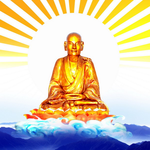Một mẫu tượng Phật hoàng Trần Nhân Tông.