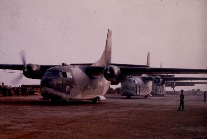 Fairchild C-123 Provider là một loại máy bay vận tải quân sự do hãng Chase Aircraft thiết kế, Fairchild Aircraft chế tạo cho không quân Mỹ. Ảnh: Pinterest.