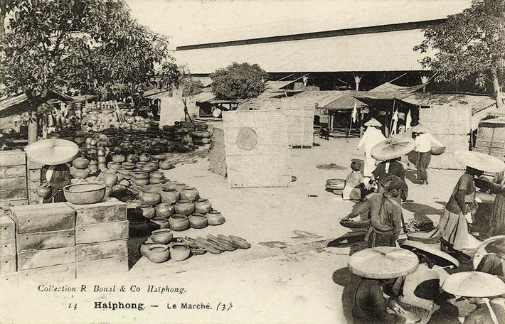 Chợ Hải Phòng. Ảnh tư liệu.