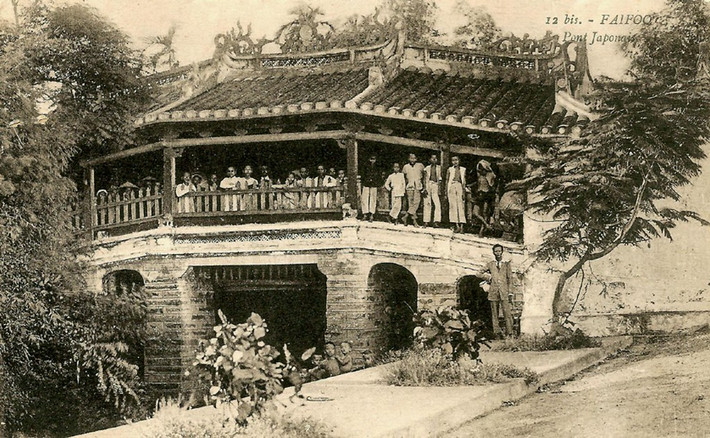 Chùa Cầu ở Hội An đầu thế kỷ 20. Ảnh: Manhhai / Flickr.