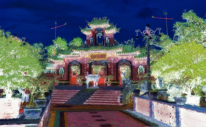 Hội quán Phúc Kiến ở Hội An.