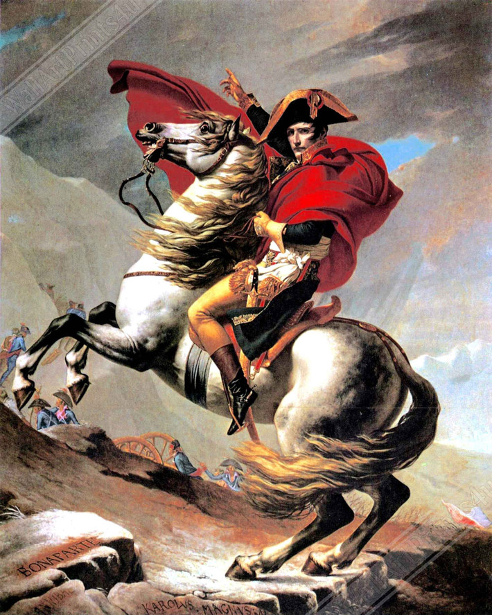 Không thấp như lời đồn: Napoleon thường được cho là thấp, nhưng thực ra ông cao khoảng 1m68 (theo chuẩn chiều cao người Pháp thời đó là trung bình). Hiểu lầm về chiều cao của ông có thể bắt nguồn từ sự khác biệt trong hệ đo lường của Anh và Pháp. Ảnh: Pinterest.