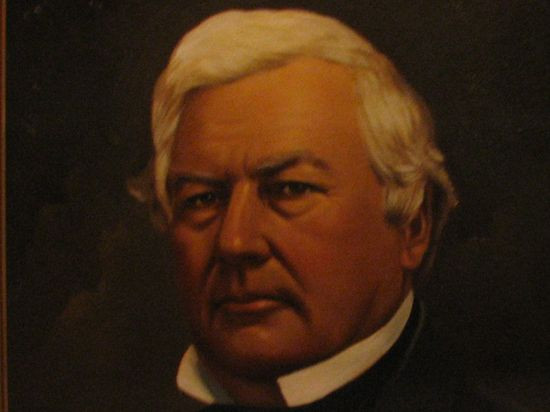 Con đường trở thành tổng thống: Fillmore là Phó Tổng thống dưới thời Zachary Taylor và trở thành Tổng thống Mỹ thứ 13 khi Taylor qua đời năm 1850. Ông là thành viên của Đảng Whig và không được bầu trực tiếp vào vị trí này. Ảnh: Pinterest.