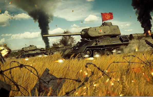 9. Số lượng binh lính và vũ khí khổng lồ. Liên Xô huy động 1,9 triệu binh sĩ, 5.000 xe tăng, và 25.000 pháo binh, trong khi Đức triển khai khoảng 800.000 lính, 2.700 xe tăng, và 10.000 khẩu pháo. Ảnh: Pinterest.