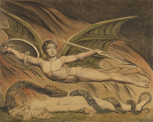 1 0. Tác động đến văn hóa và tư duy phương Tây. Satan là một biểu tượng có ảnh hưởng sâu sắc đến văn hóa phương Tây. Hình tượng này được xem là phép ẩn dụ cho nhiều khía cạnh tâm lý con người như tham vọng, sợ hãi, khát vọng tự do, đối lập giữa thiện và ác, cũng như các giá trị xã hội và tôn giáo. Ảnh: Pinterest.