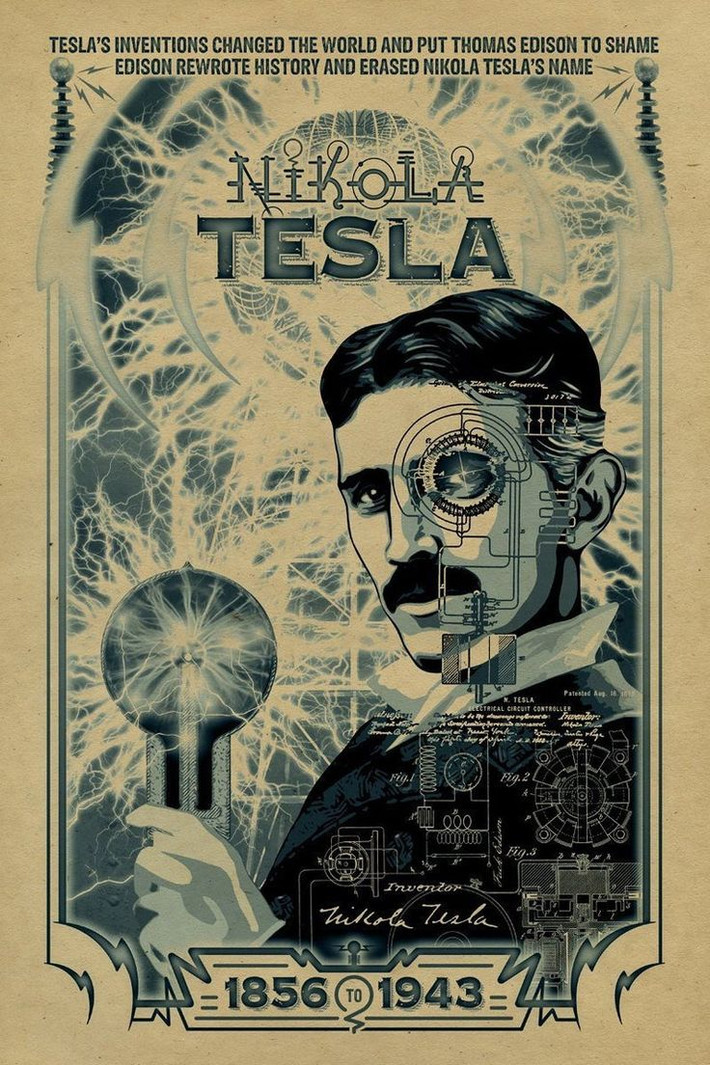 2. Tập trung vào năng lượng và điện lực. Nikola Tesla được biết đến nhiều nhất với công trình về năng lượng điện, đặc biệt là hệ thống dòng điện xoay chiều (AC), thứ đã cách mạng hóa cách thức phân phối và sử dụng điện. Ảnh: Pinterest.