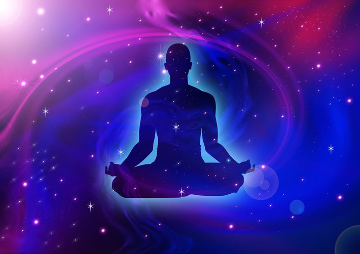 8. OBE và trạng thái thiền sâu. Một số thiền sư và người thực hành yoga cho biết họ có thể đạt trạng thái OBE khi thiền ở mức độ sâu. OBE được xem như một trải nghiệm tâm linh và giác ngộ trong nhiều tôn giáo và phương pháp thực hành. Ảnh: Pinterest.